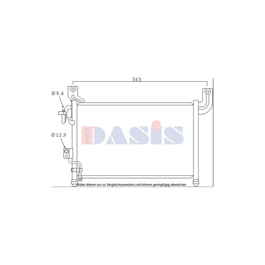 AKS Dasis 092062N Air Conditioning Condenser | ML Performance UK