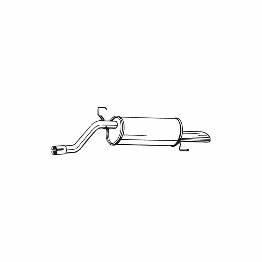 Bosal 185-181 Rear Silencer