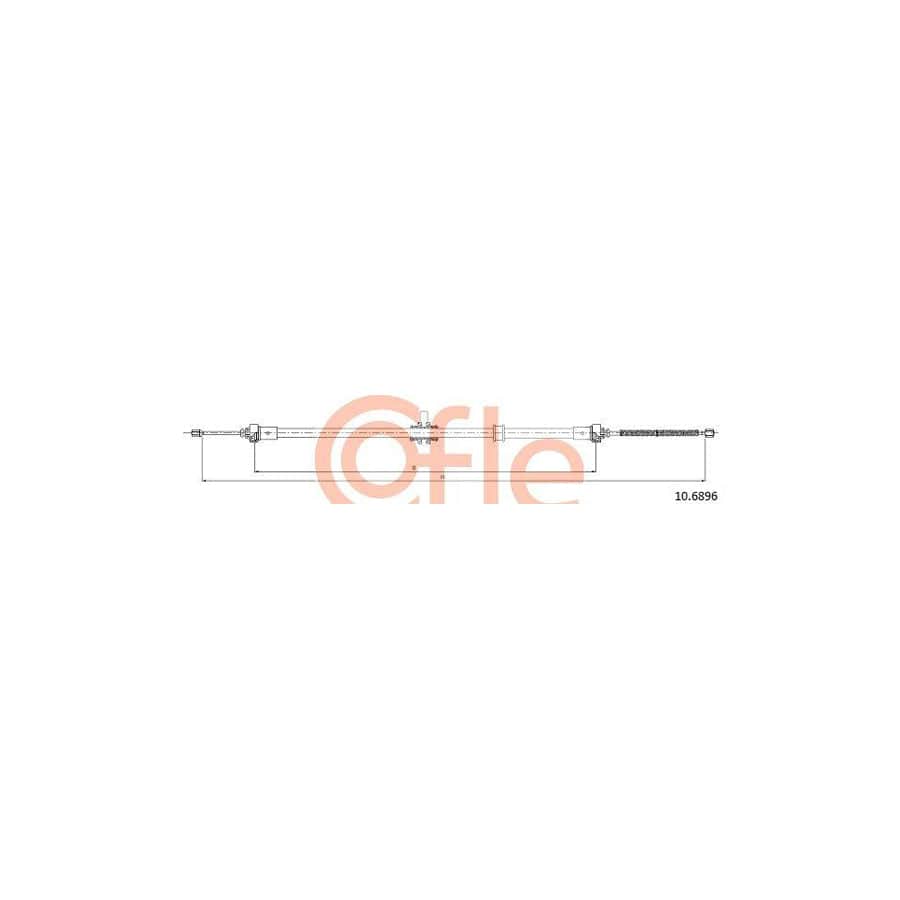 Cofle 10.6896 Hand Brake Cable