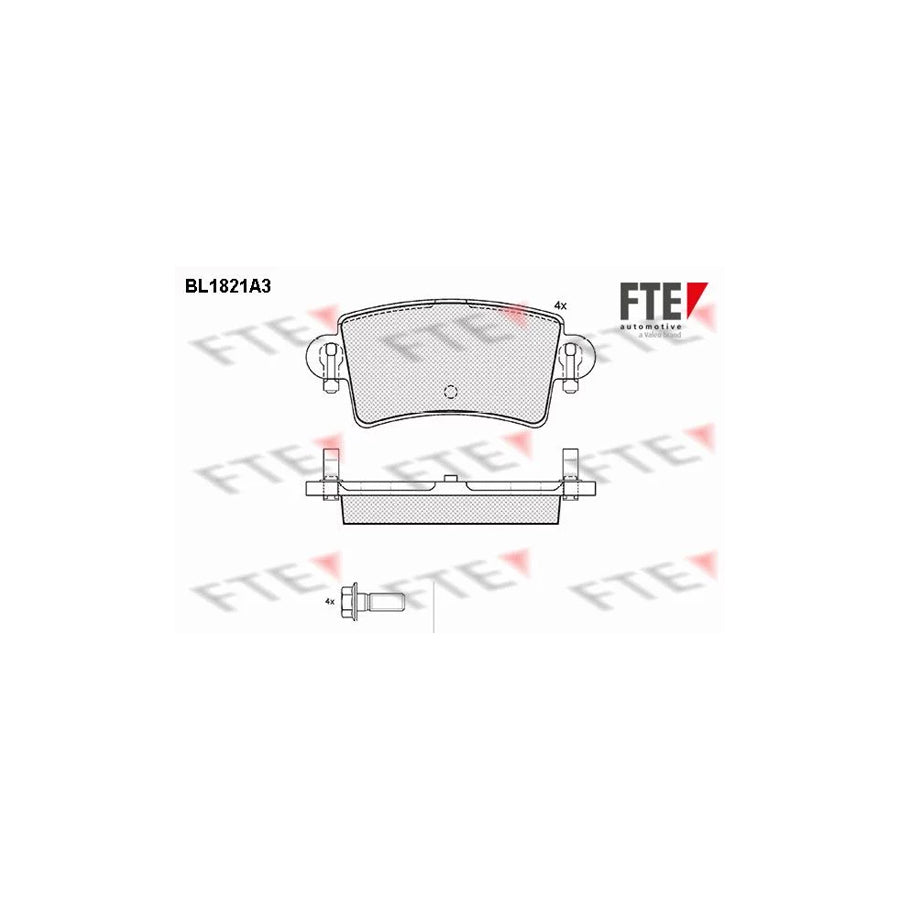 Fte BL1821A3 Brake Pad Set | ML Performance UK Car Parts