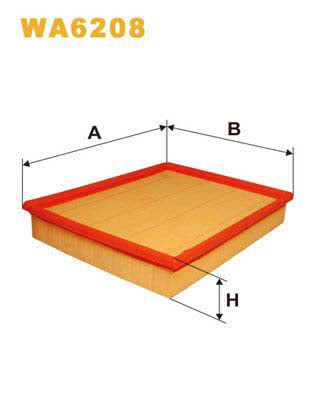 WIX Filters WA6208 Air Filter