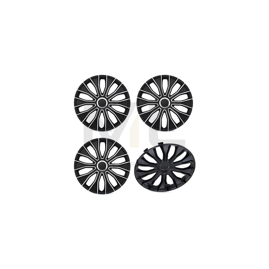 ARGO 15 VOLTEC PRO Wheel trims 15 Inch Black/White | ML Performance Car Parts