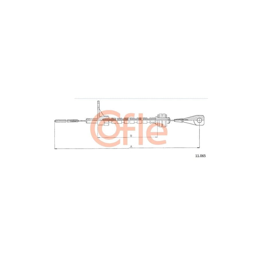 COFLE 11.065 Throttle Cable for VW TRANSPORTER | ML Performance UK Car Parts