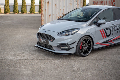 Maxton Design Ford Fiesta ST / ST-Line MK8 Front Splitter V.7