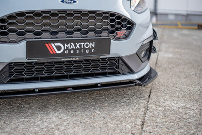 Maxton Design Ford Fiesta ST / ST-Line MK8 Front Splitter V.7