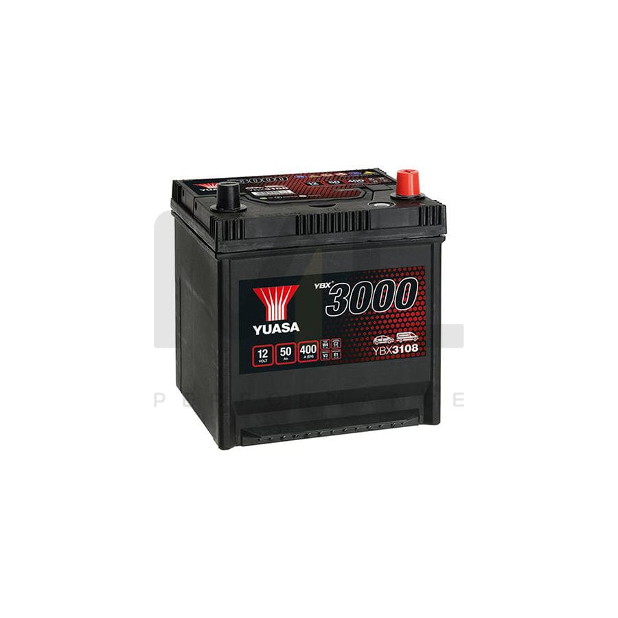 Yuasa YBX3108 12v 50Ah SMF Battery | ML Performance UK Car Parts