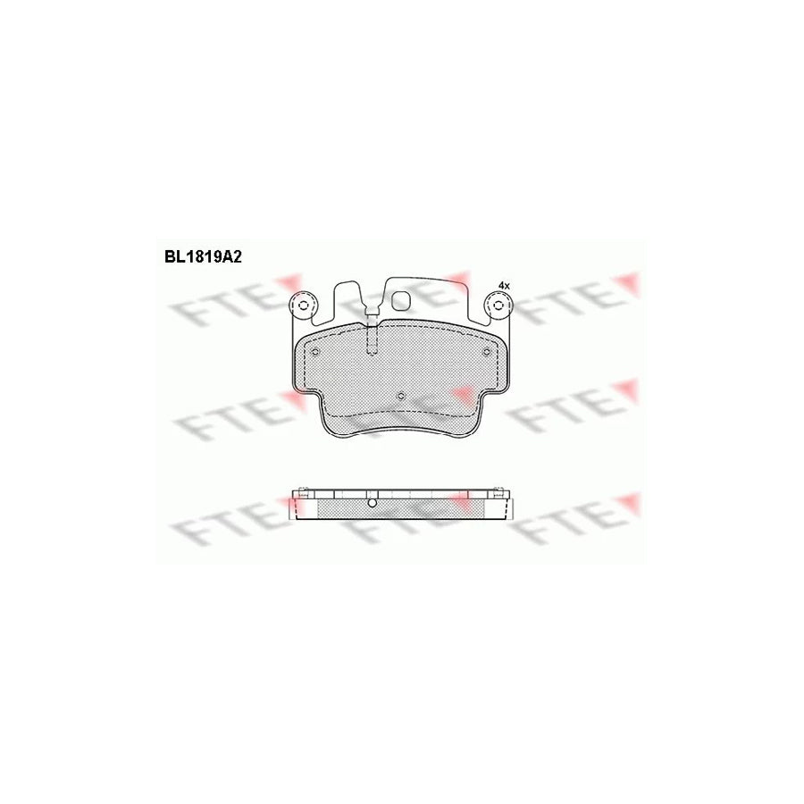 Fte BL1819A2 Brake Pad Set | ML Performance UK Car Parts