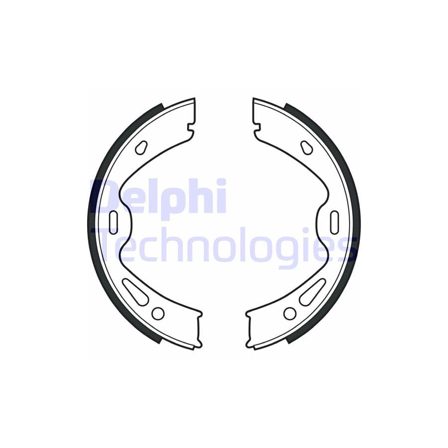 Delphi Ls2091 Handbrake Shoes