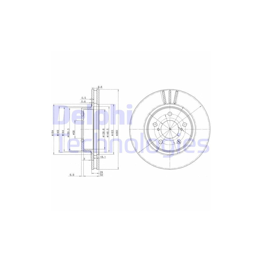 Delphi Bg2767 Brake Disc