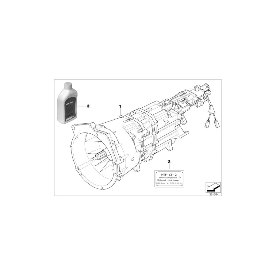 Genuine BMW 23002229786 E46 Exch. 6 Speed Sequential Gearbox S6S 420G - TBAK (Inc. M3 & M3 CSL) | ML Performance UK Car Parts