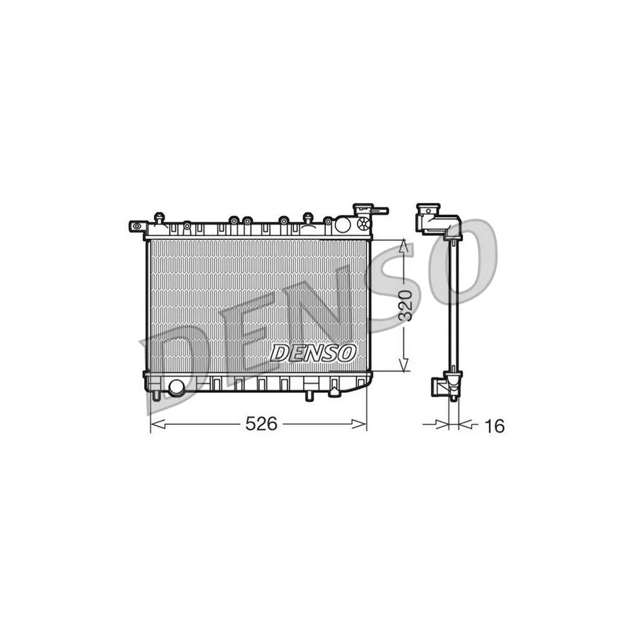 Denso DRM46015 Drm46015 Engine Radiator For Nissan Almera | ML Performance UK