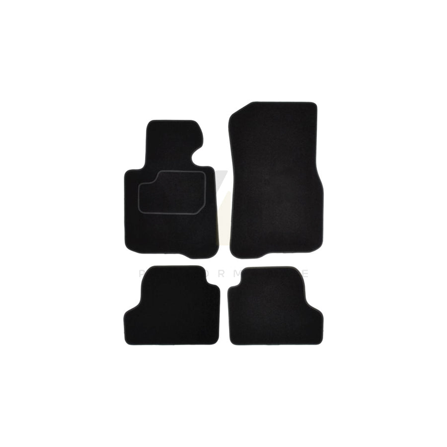 MAMMOOTH A041 BM132 PRM 01 Floor mat set for BMW 4 Coupe (F32, F82) Textile, Front and Rear, Quantity: 4, Black | ML Performance Car Parts