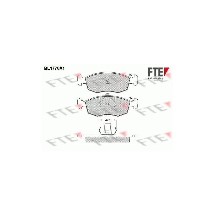 Fte 9010340 Brake Pad Set | ML Performance UK Car Parts