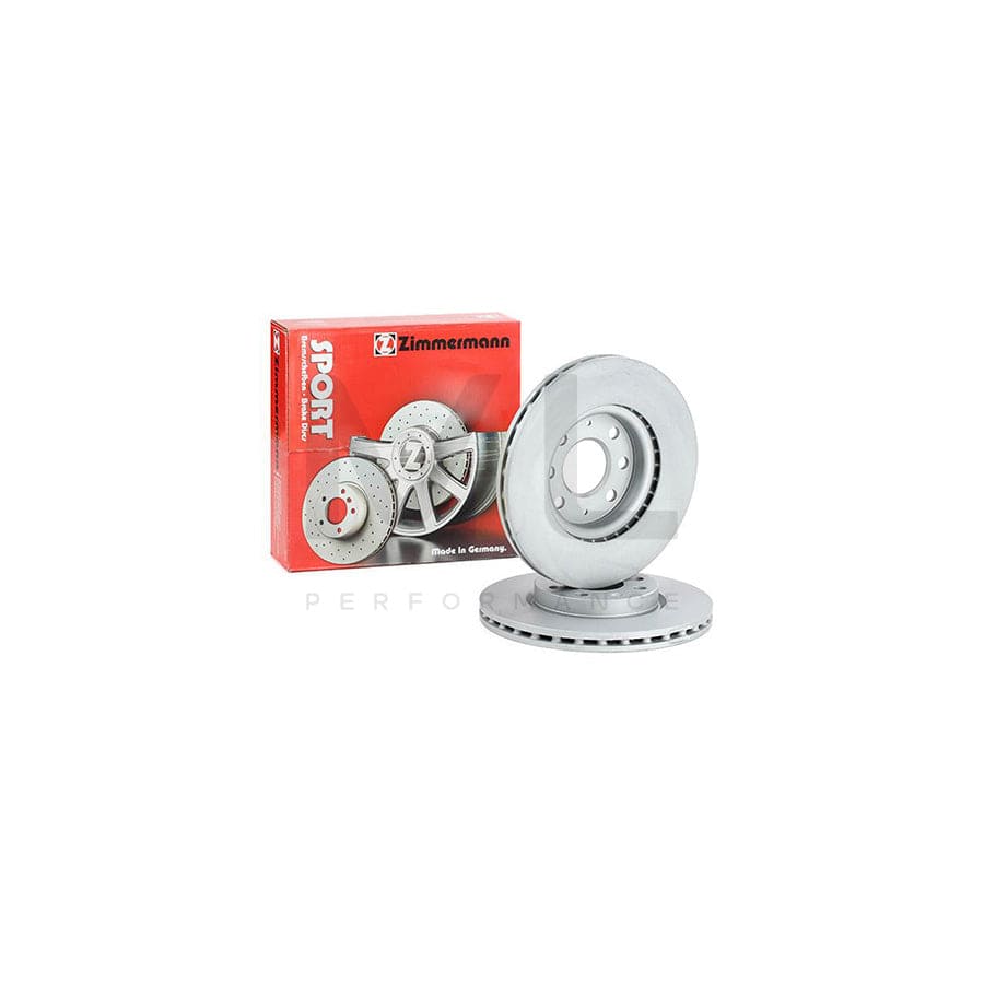 ZIMMERMANN COAT Z 230.2369.20 Brake Disc Internally Vented, Coated | ML Performance Car Parts