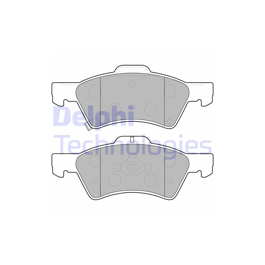 Delphi Lp1693 Brake Pad Set