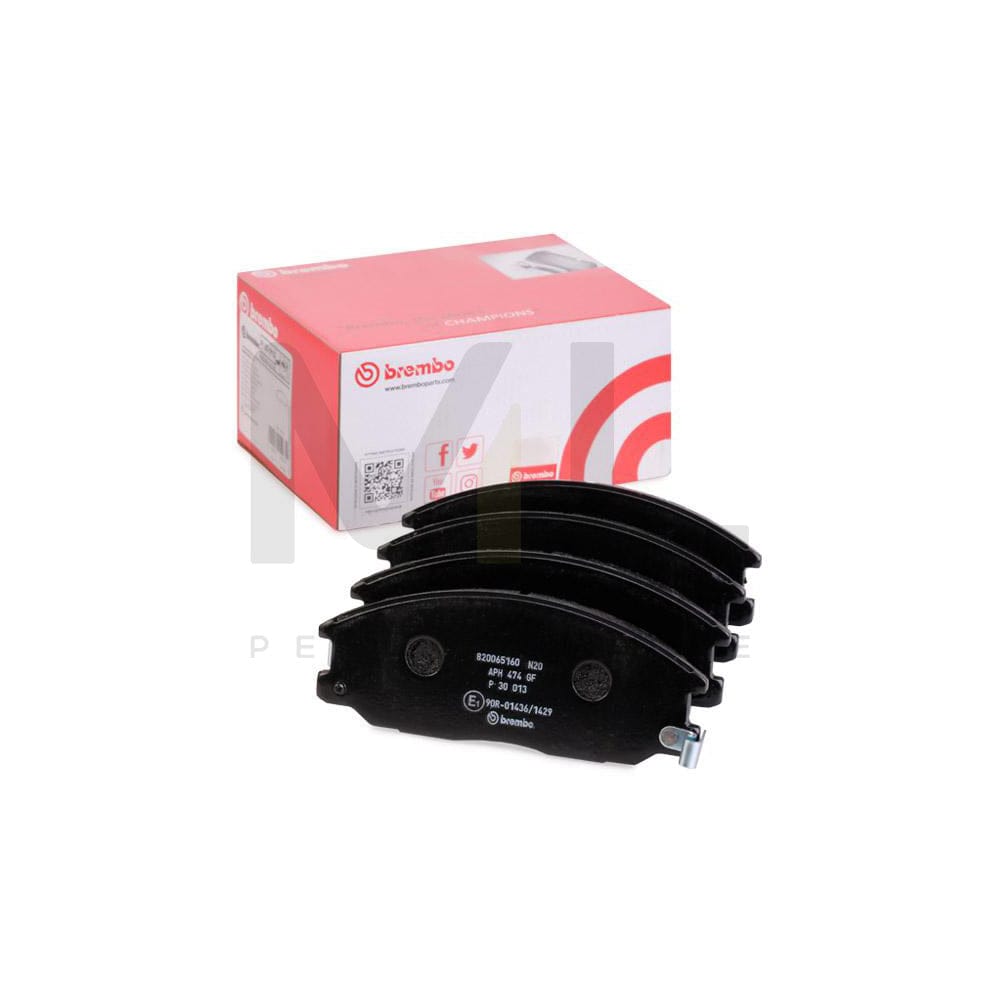 Brembo P 30 013 Brake Pad Set With Acoustic Wear Warning | ML Performance Car Parts