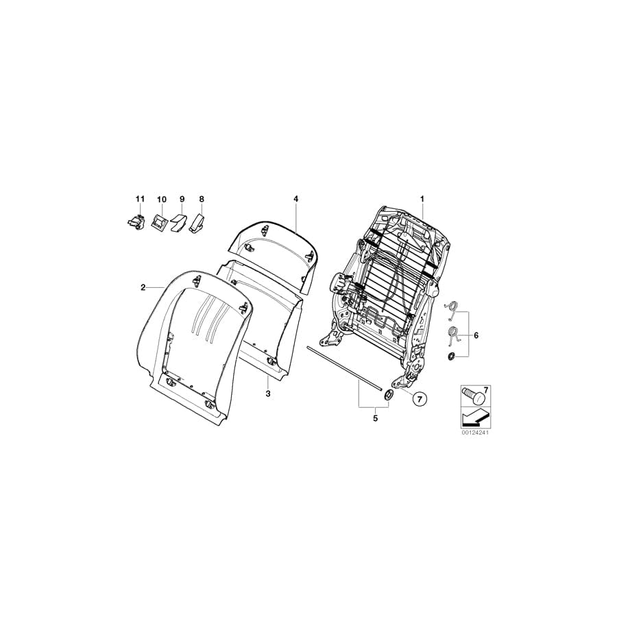 Genuine BMW 52107170185 E70 E70 Lower Rear Panel TABAK (Inc. X5 3.5d, X5 35iX & X5 40dX) | ML Performance UK Car Parts