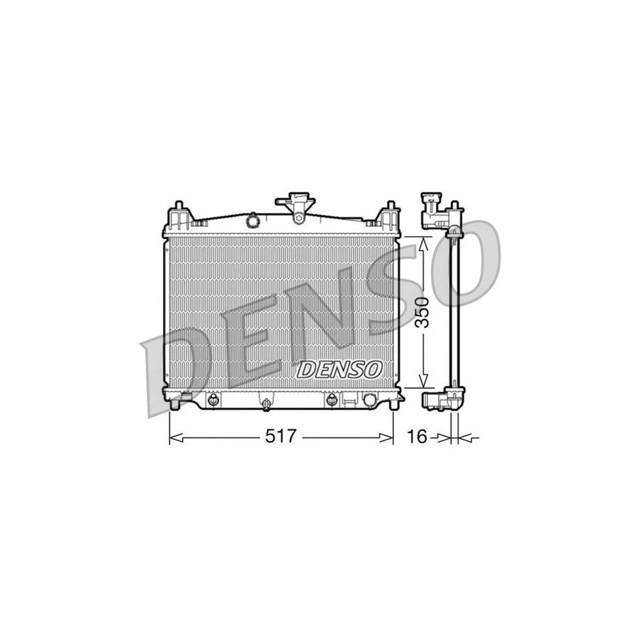 Denso DRM44019 Drm44019 Engine Radiator For Mazda 2 Hatchback (De, Dh) | ML Performance UK