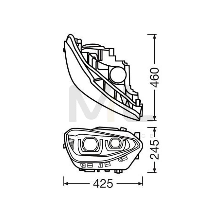 OSRAM LEDHL108-BK Headlight Set | ML Performance Car Parts