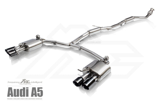 FI Exhaust Audi A4/A5 2.0T FWD (B9)  Quad Tips  2017+ | ML Performance UK Car Parts