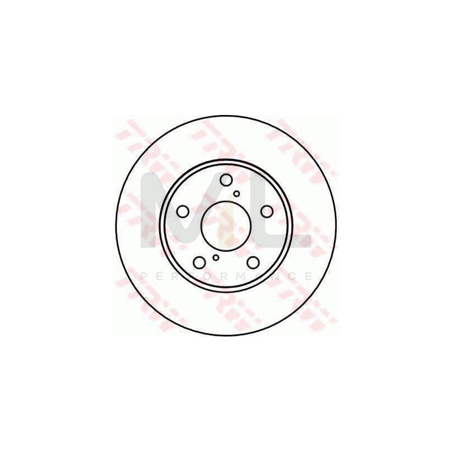 TRW DF4114 Brake Disc for TOYOTA MR2 II Coupe (W20) Vented | ML Performance Car Parts