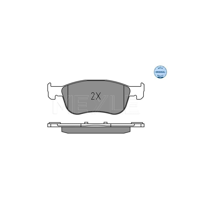 Meyle 025 227 4816 Brake Pad Set For Ford Fiesta