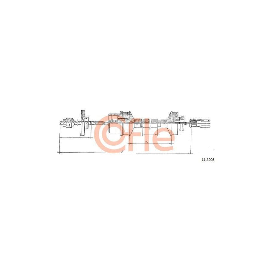 Cofle 92.11.3005 Clutch Cable