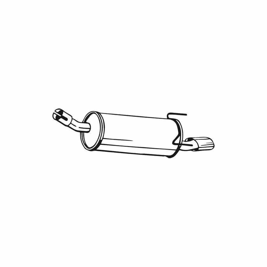 Bosal 185-133 Rear Silencer