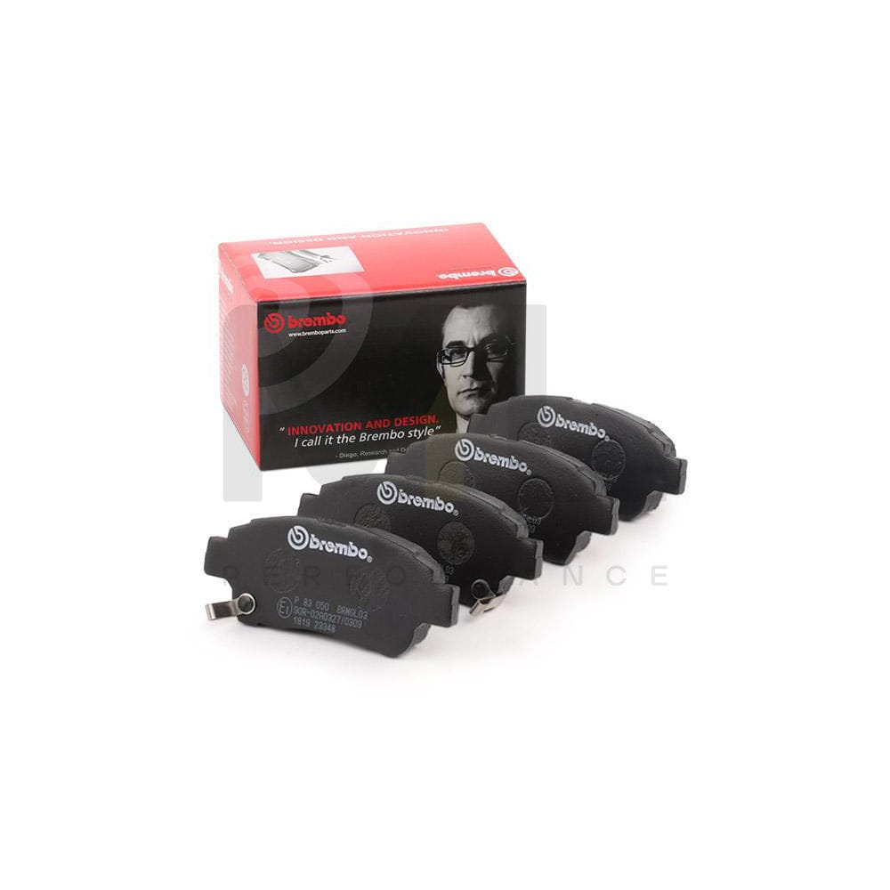 Brembo P 83 050 Brake Pad Set With Acoustic Wear Warning | ML Performance Car Parts