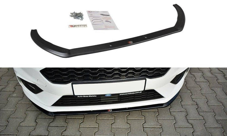 Maxton Design FO-FI-8-STLINE-FD3T Front Splitter V.3 Ford Fiesta ST / ST-Line MK8 | ML Performance UK Car Parts