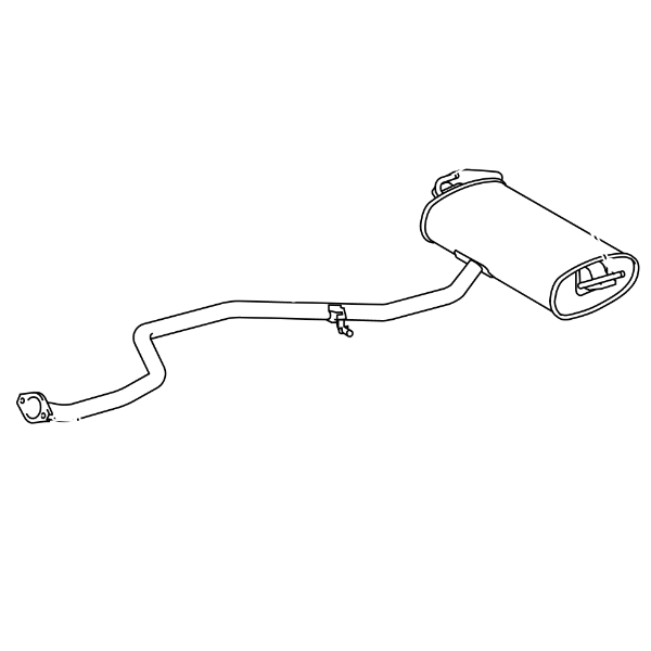 Genuine Lexus 17430-37470 CT Phase 1 Exhaust Back Box and Link Pipe