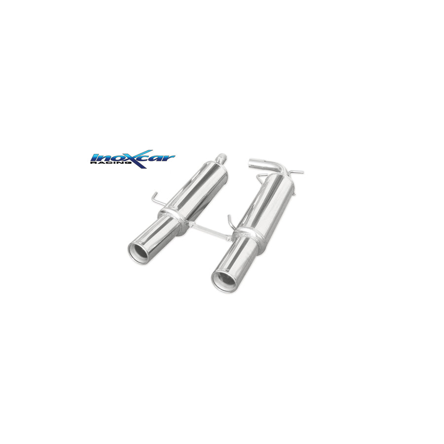 InoXcar RECL.14.102 Renault Clio 2 Central Stainless Steel Rear Exhaust | ML Performance UK Car Parts