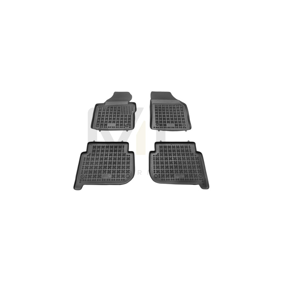 REZAW PLAST Tailored 200104 Floor mat set for VW TOURAN Elastomer, Front and Rear, Quantity: 4, Black | ML Performance Car Parts