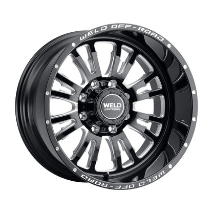 Weld W15809082500 Slingblade W158 Wheel 20x9 8x165.1 ET0 BS5 Gloss Black MIL