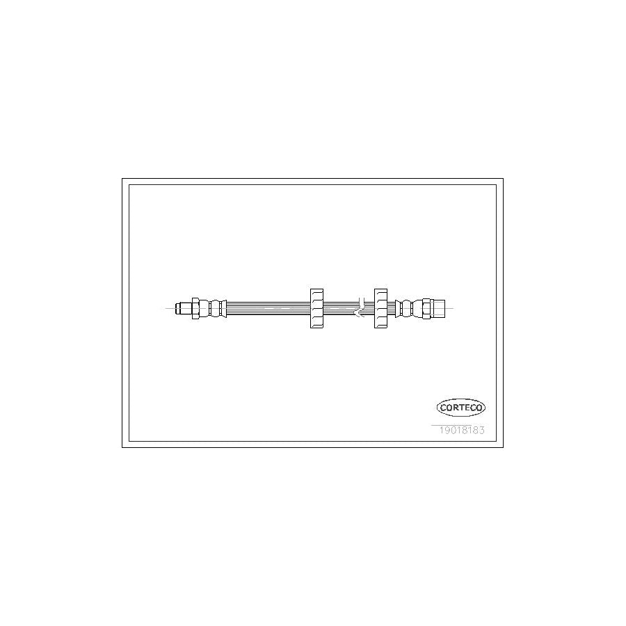 Corteco 19018183 Brake Hose | ML Performance UK