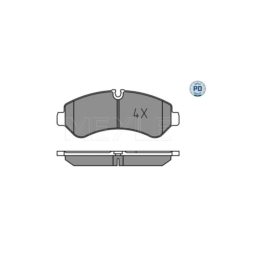 Meyle 025 227 9120/Pd Brake Pad Set