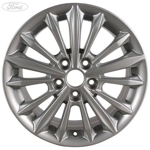 GENUINE FORD 2246321 FOCUS ALLOY WHEEL 16" 15-SPOKE DESIGN, SPARKLE SILVER | ML Performance UK