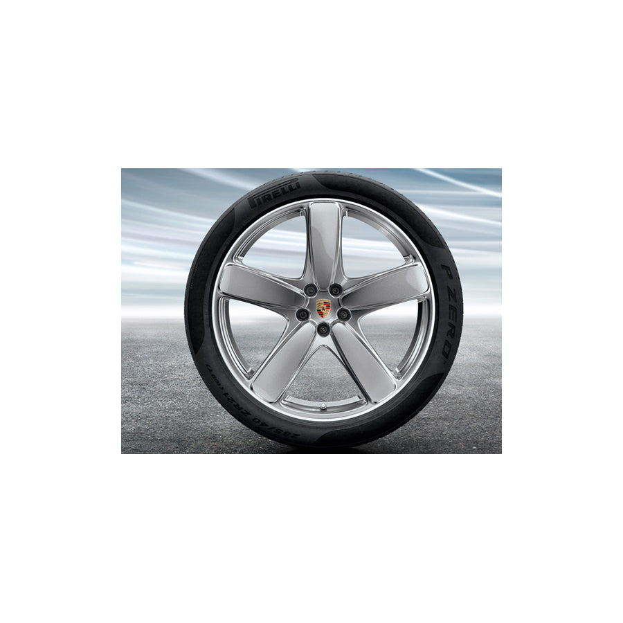 Genuine Porsche 21 Macan Sport Classic Alloy Wheels & Summer Tyres Original Porsche | ML Performance UK Car Parts