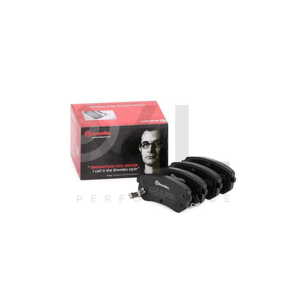 Brembo P 30 033 Brake Pad Set With Acoustic Wear Warning | ML Performance Car Parts