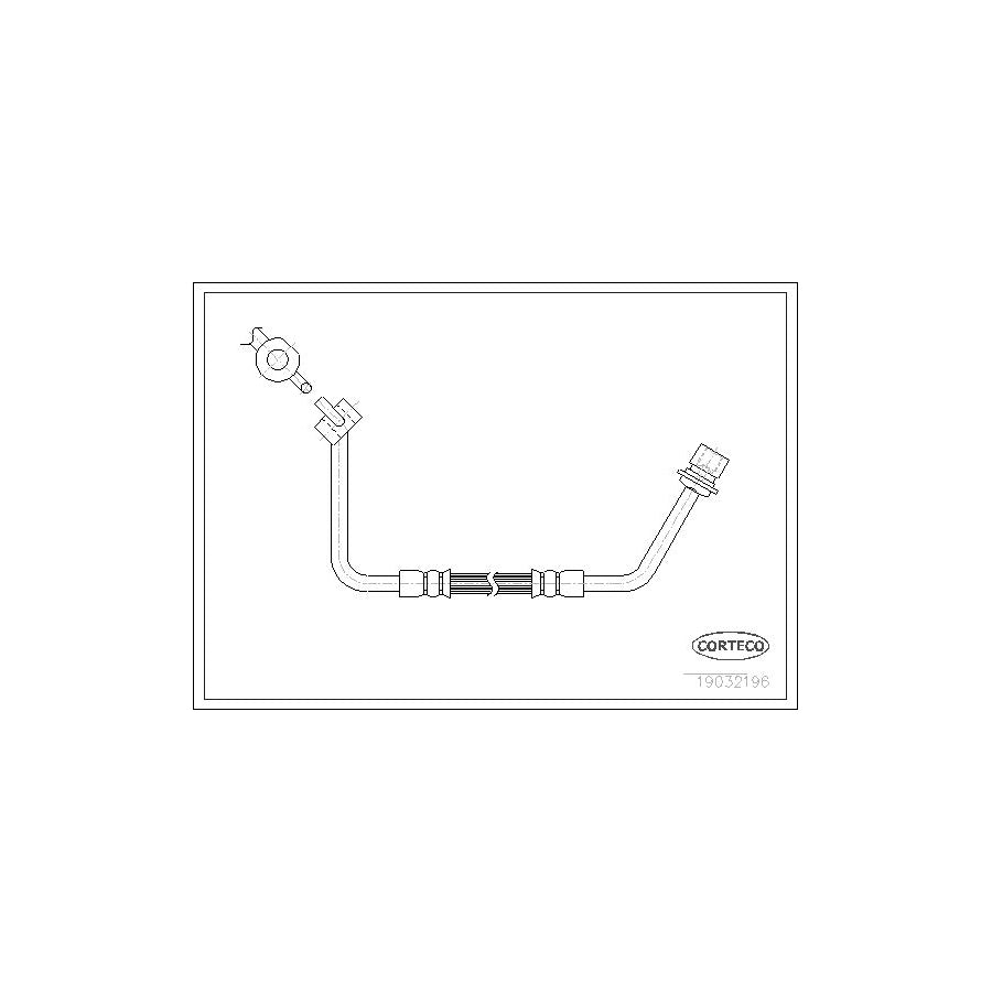 Corteco 19032196 Brake Hose For Ford Transit | ML Performance UK