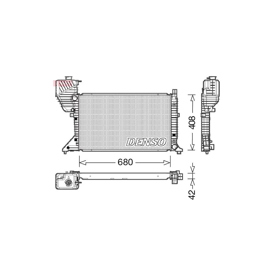 Denso DRM17019 Drm17019 Engine Radiator Suitable For Mercedes-Benz Sprinter | ML Performance UK