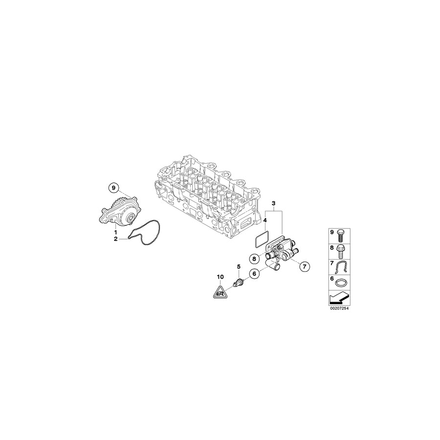 Genuine BMW 11517805996 R56 Gasket (Inc. Cooper D & One D) | ML Performance UK Car Parts