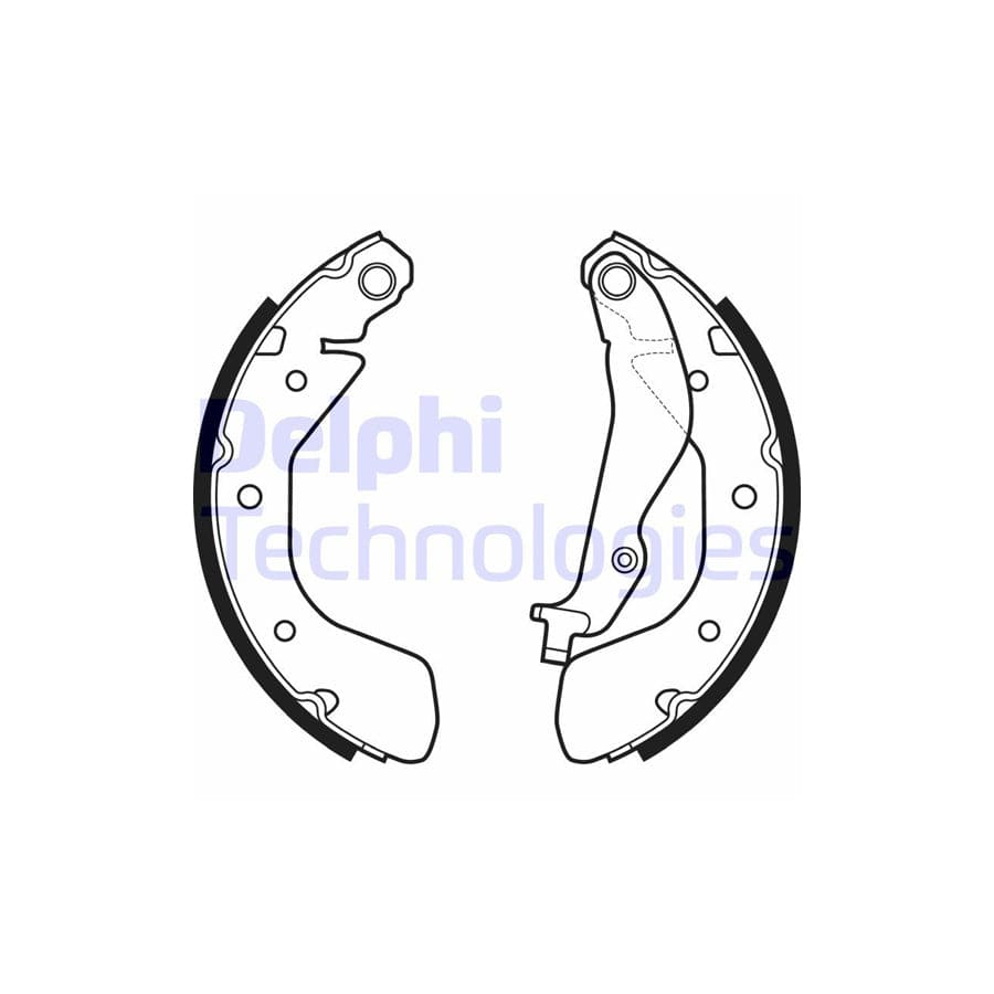 Delphi Ls2134 Brake Shoe Set