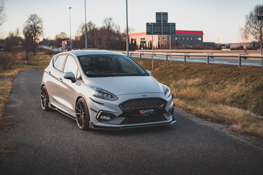 Maxton Design Ford Fiesta ST / ST-Line MK8 Front Splitter + Flaps V.4