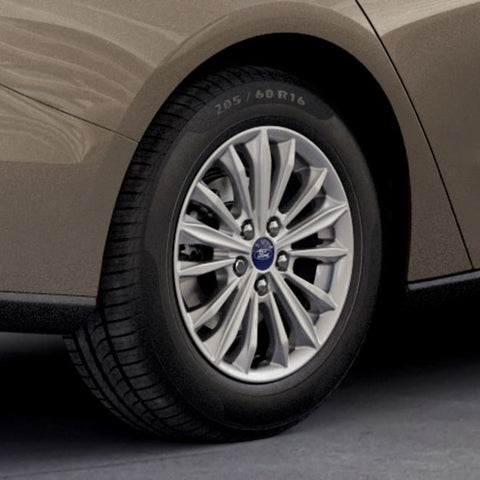 GENUINE FORD 2246321 FOCUS ALLOY WHEEL 16" 15-SPOKE DESIGN, SPARKLE SILVER | ML Performance UK