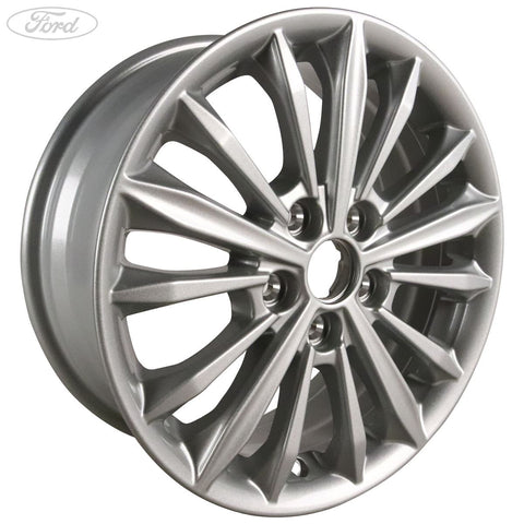 GENUINE FORD 2246321 FOCUS ALLOY WHEEL 16" 15-SPOKE DESIGN, SPARKLE SILVER | ML Performance UK