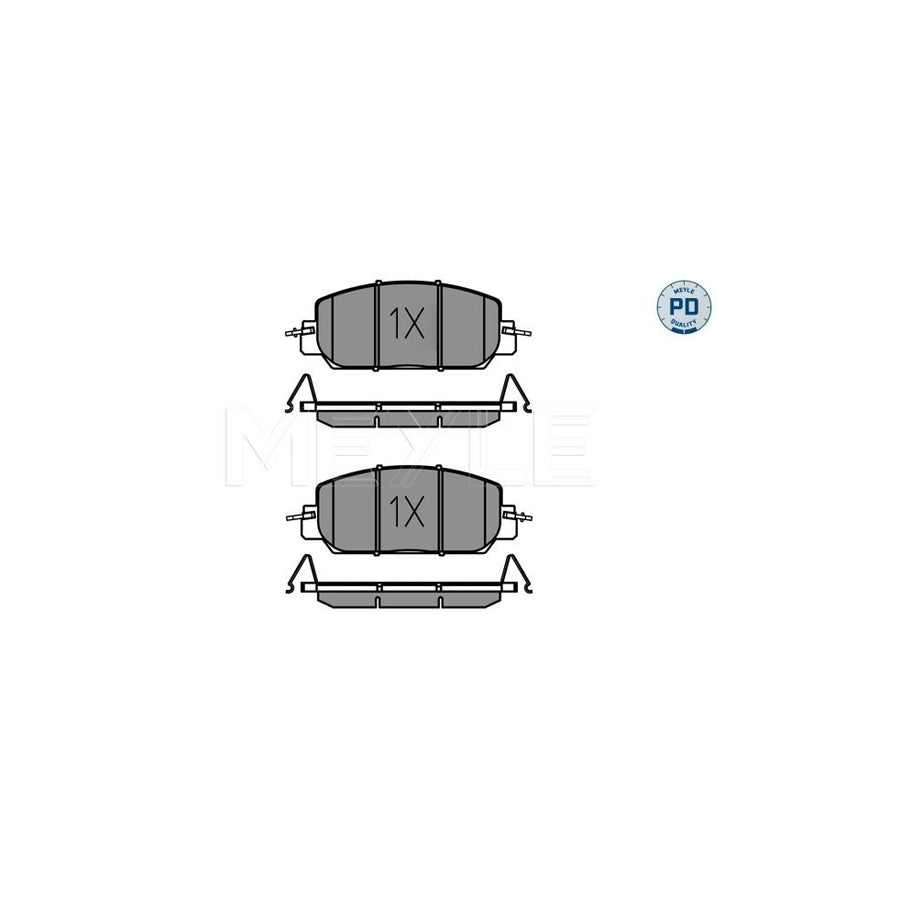 Meyle 025 227 9717/Pd Brake Pad Set For Honda Cr-V V (Rw, Rt)