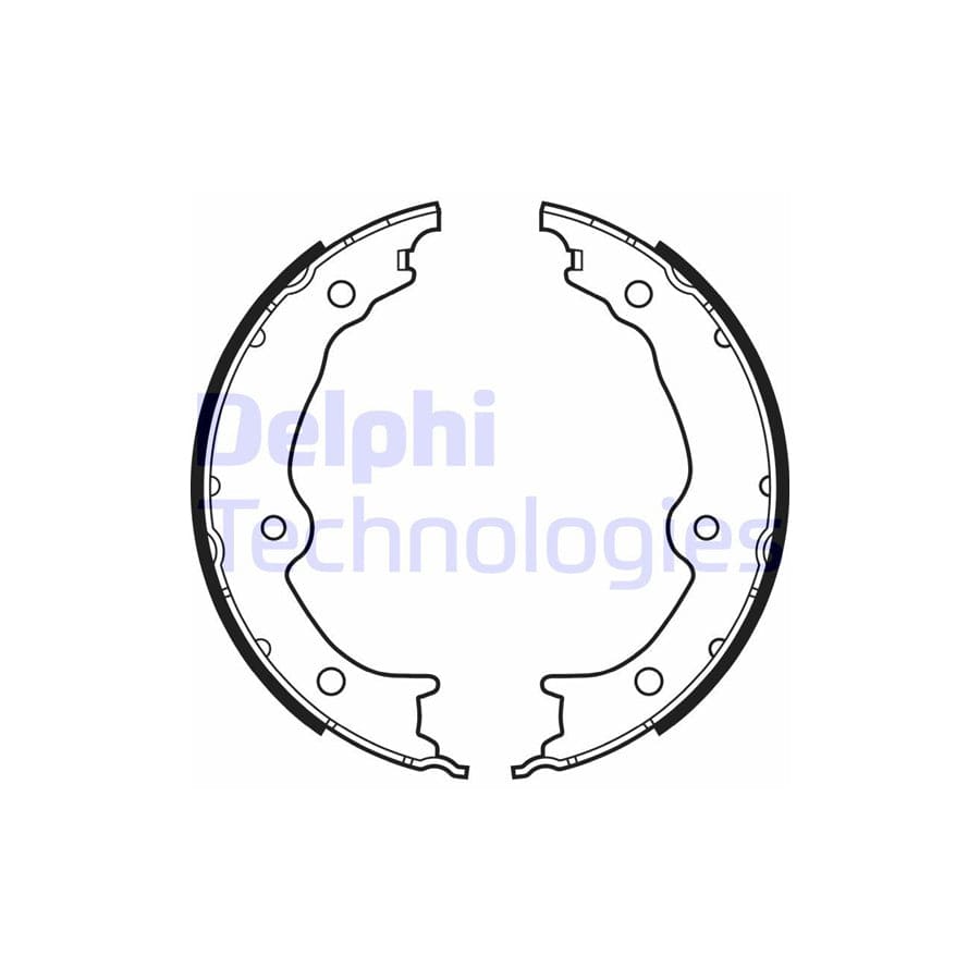 Delphi Ls2130 Brake Shoe Set