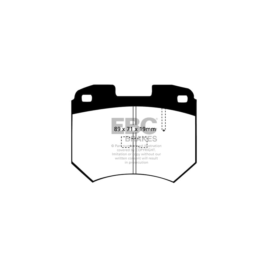 EBC PDKF119 Audi 100 Ultimax Front Brake Pad & Plain Disc Kit 2 | ML Performance UK Car Parts