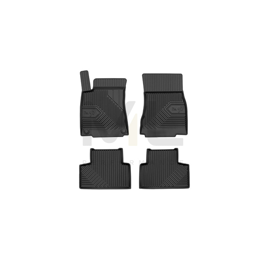 FROGUM Tailored, No.77 77426139 Floor mat set suitable for MERCEDES-BENZ GLB (X247) Elastomer, Front and Rear, Quantity: 4, Black | ML Performance Car Parts